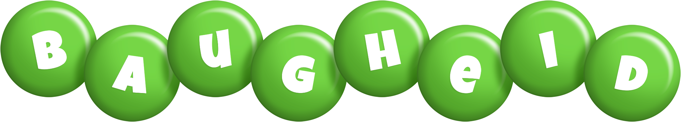 Baugheid candy-green logo