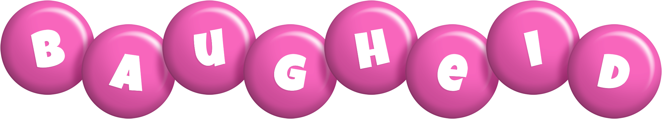 Baugheid candy-pink logo