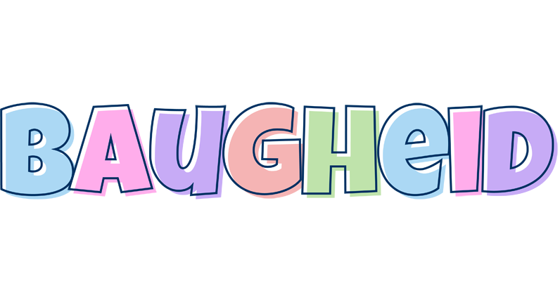 Baugheid pastel logo
