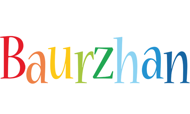 Baurzhan birthday logo