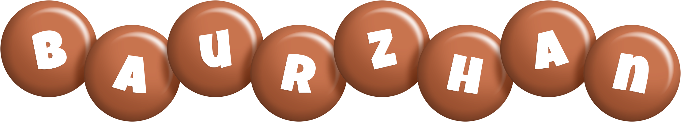 Baurzhan candy-brown logo