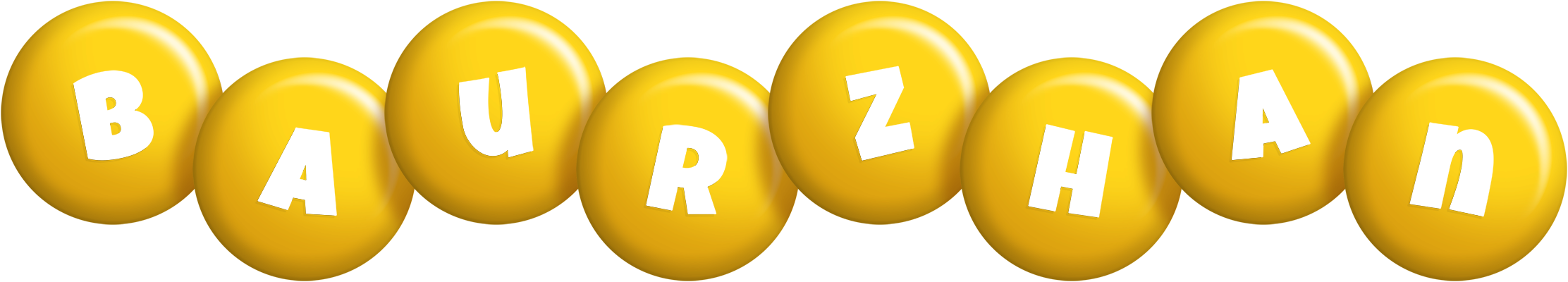 Baurzhan candy-yellow logo
