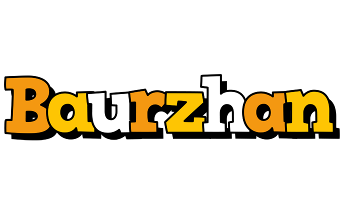 Baurzhan cartoon logo