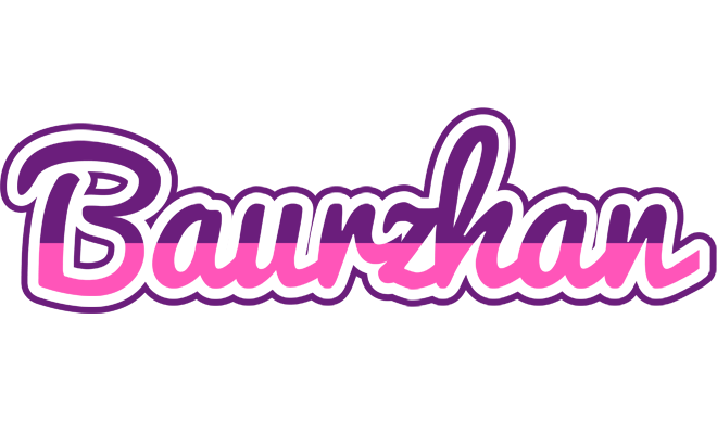 Baurzhan cheerful logo