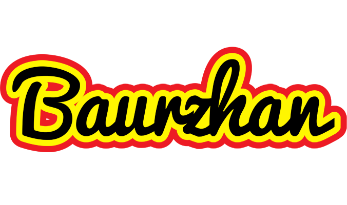 Baurzhan flaming logo