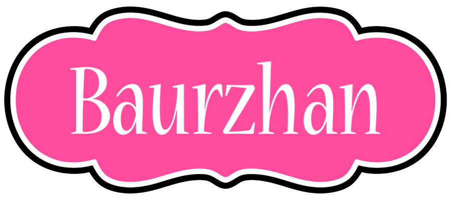 Baurzhan invitation logo