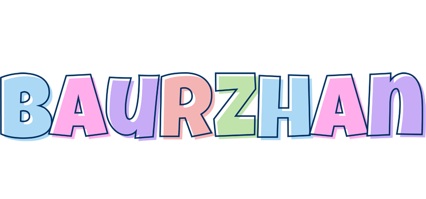 Baurzhan pastel logo