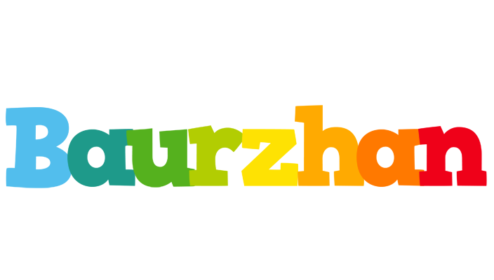 Baurzhan rainbows logo