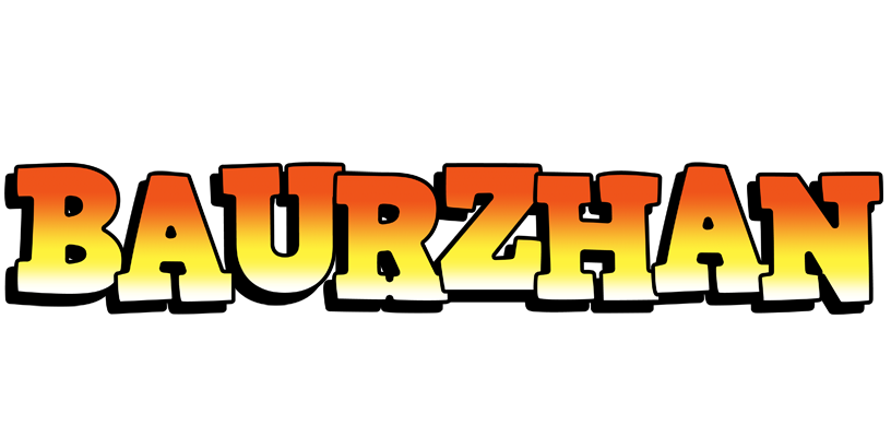 Baurzhan sunset logo