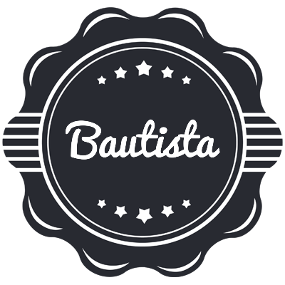 Bautista badge logo