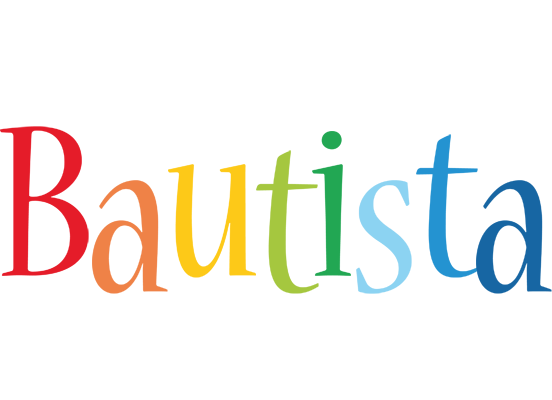 Bautista birthday logo