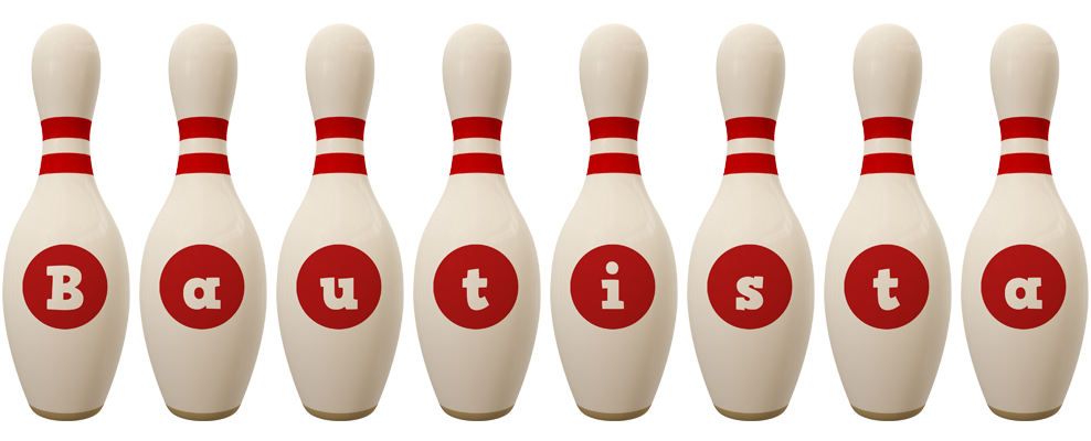 Bautista bowling-pin logo