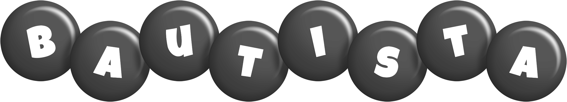 Bautista candy-black logo