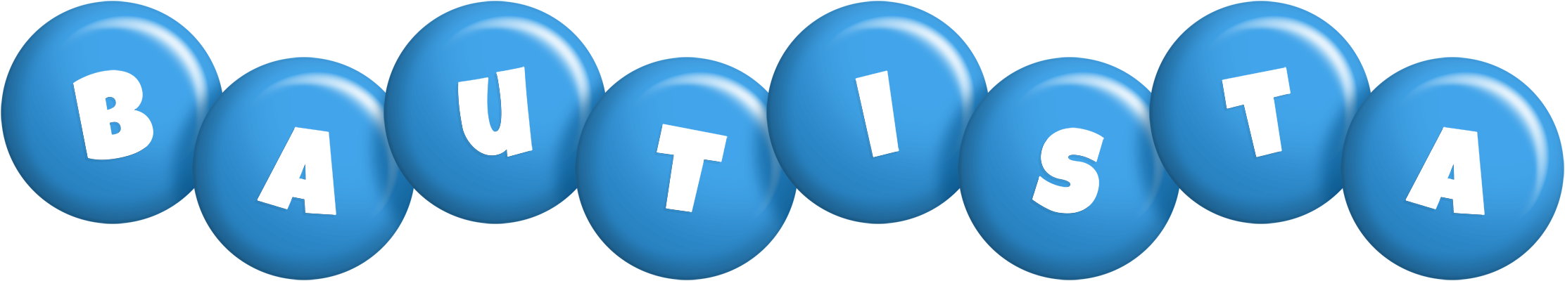 Bautista candy-blue logo