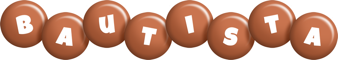 Bautista candy-brown logo