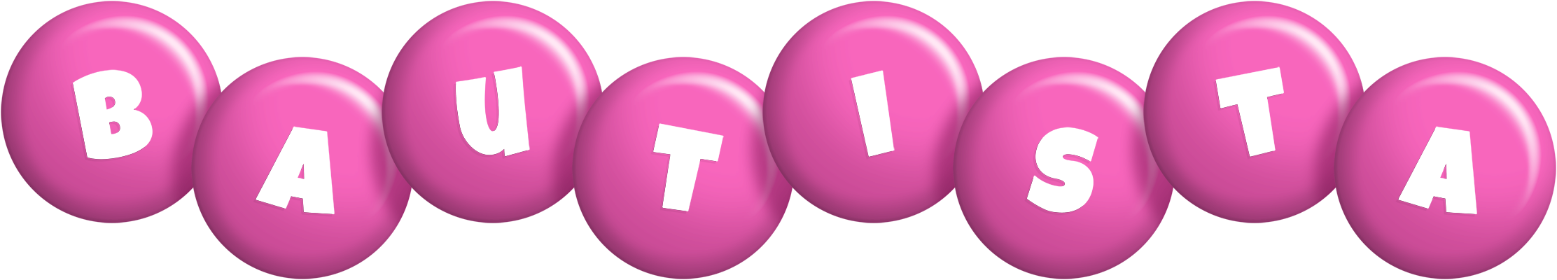 Bautista candy-pink logo