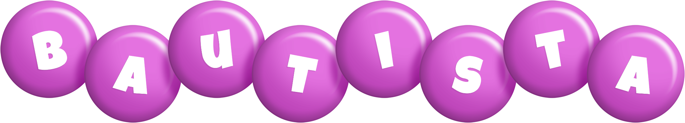 Bautista candy-purple logo