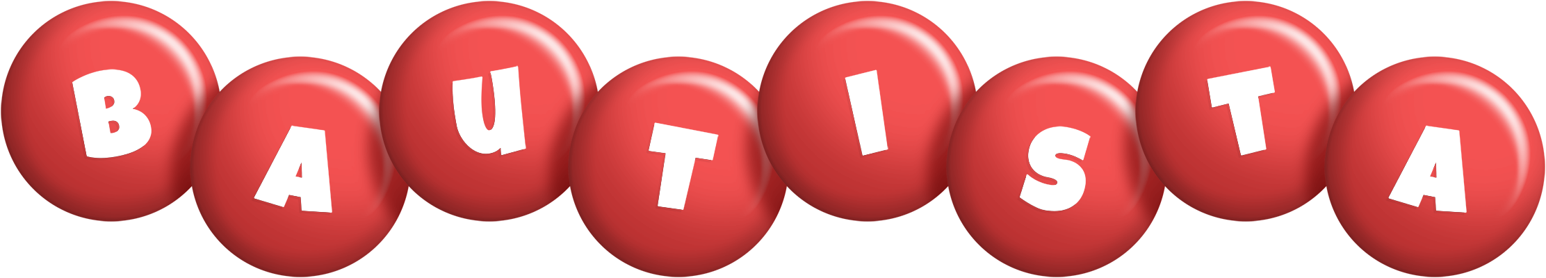 Bautista candy-red logo