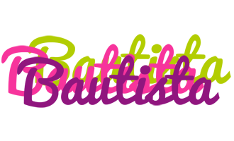 Bautista flowers logo