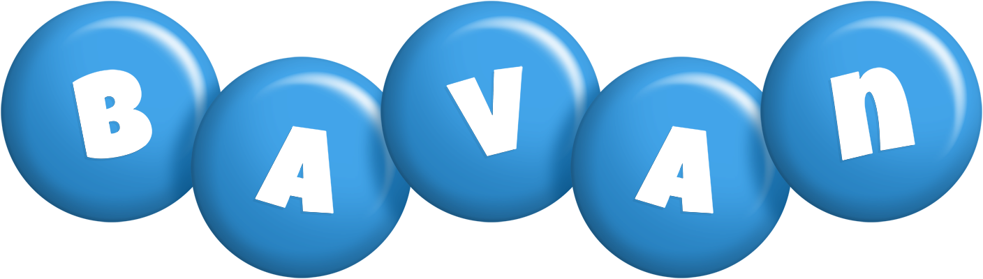 Bavan candy-blue logo