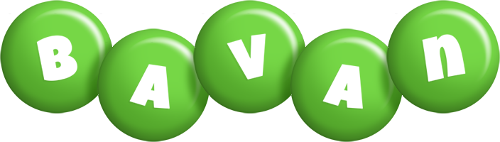 Bavan candy-green logo