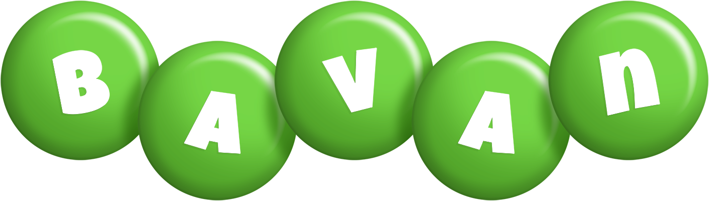Bavan candy-green logo