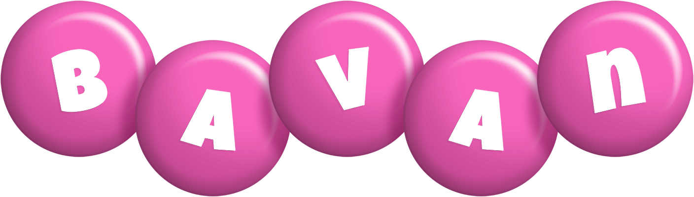Bavan candy-pink logo