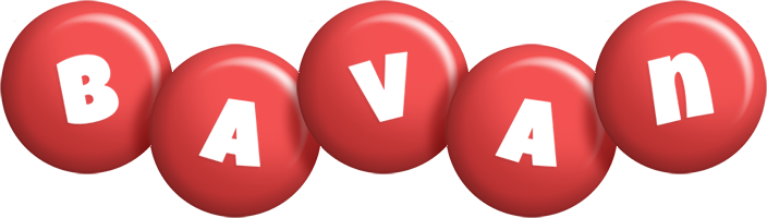 Bavan candy-red logo