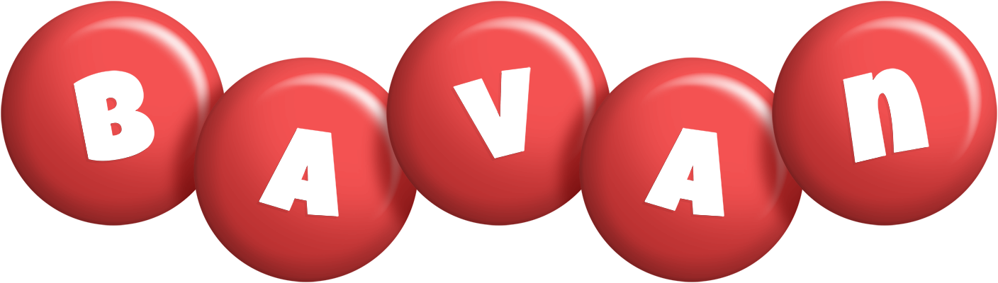 Bavan candy-red logo