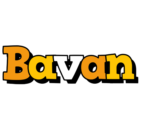 Bavan cartoon logo