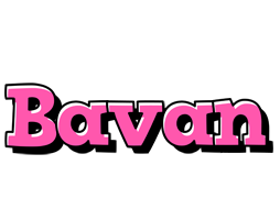 Bavan girlish logo