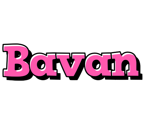 Bavan girlish logo