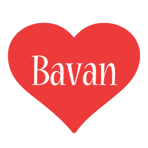 Bavan love logo