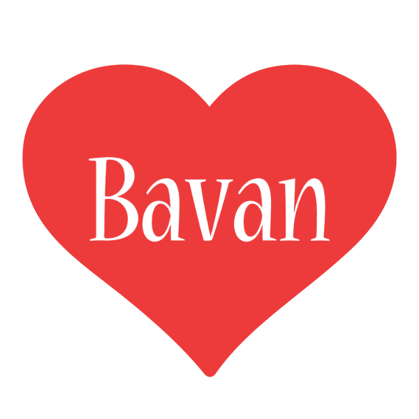 Bavan love logo