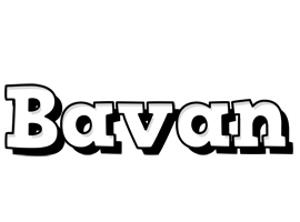 Bavan snowing logo