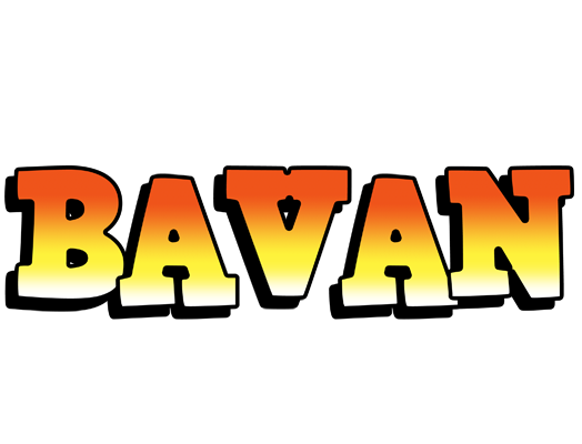 Bavan sunset logo