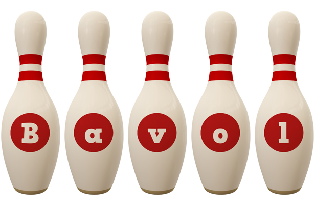 Bavol bowling-pin logo