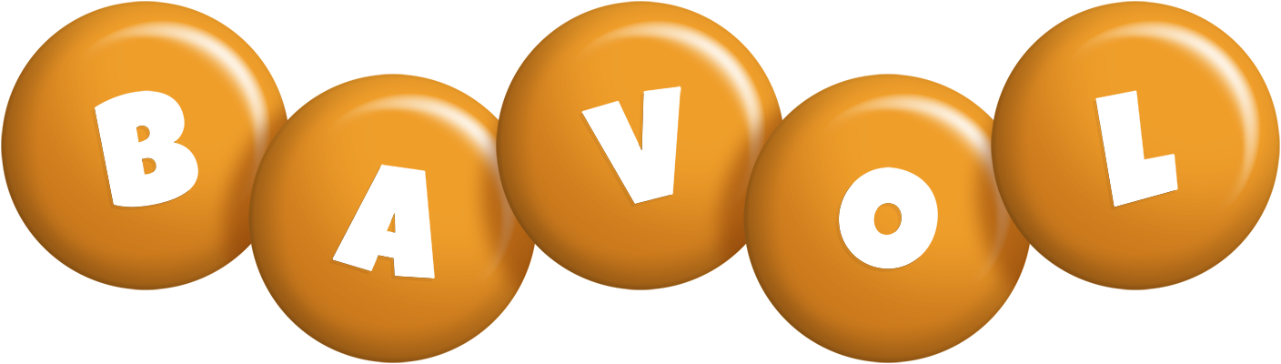 Bavol candy-orange logo