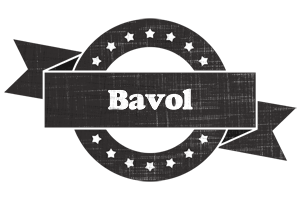 Bavol grunge logo