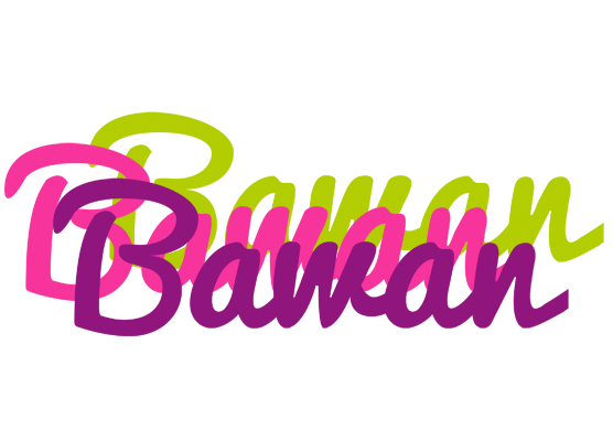 Bawan flowers logo