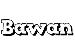 Bawan snowing logo