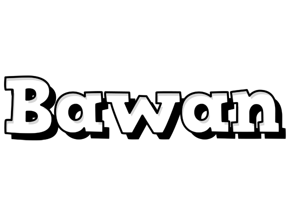 Bawan snowing logo