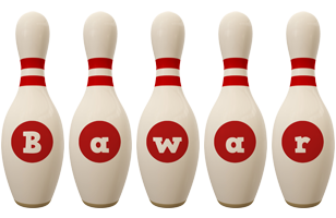 Bawar bowling-pin logo