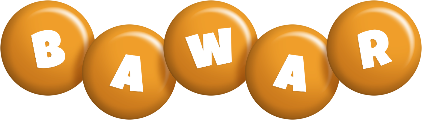 Bawar candy-orange logo
