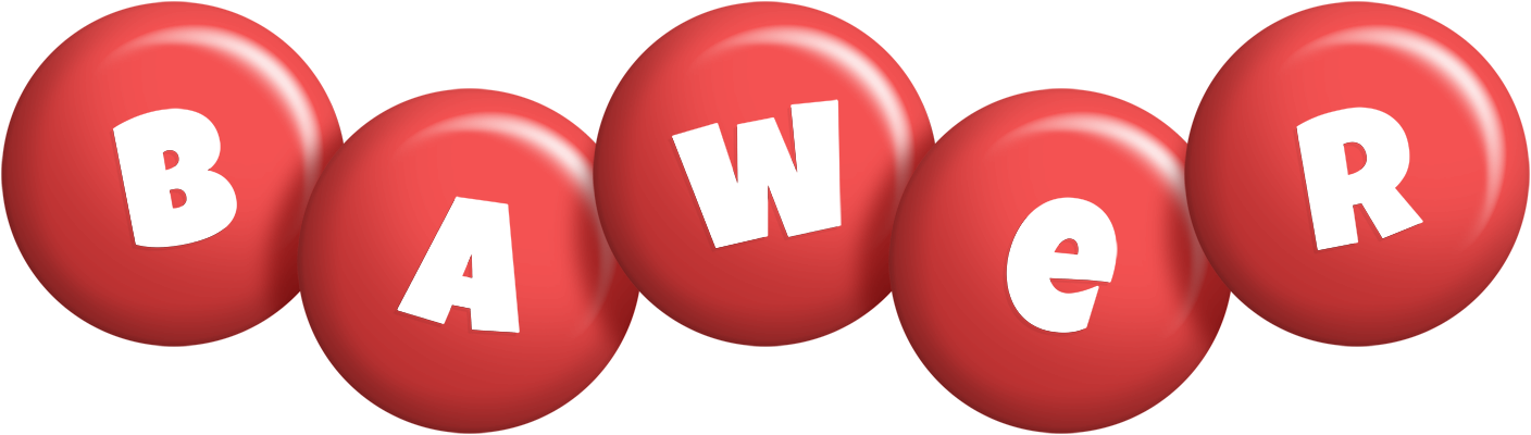Bawer candy-red logo