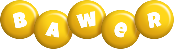 Bawer candy-yellow logo