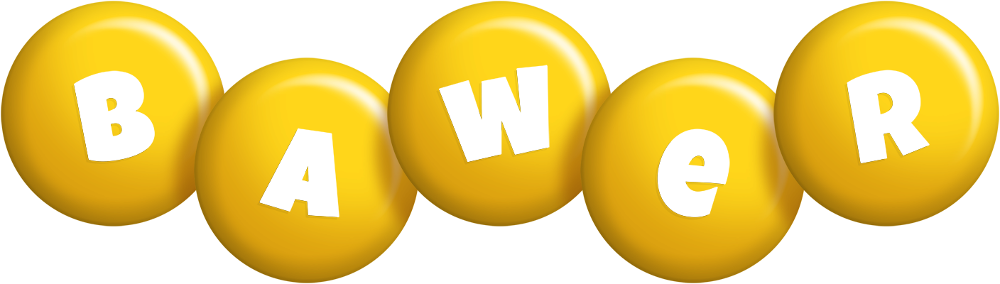 Bawer candy-yellow logo