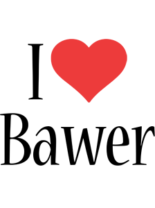 Bawer i-love logo