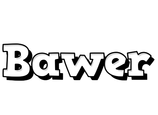 Bawer snowing logo