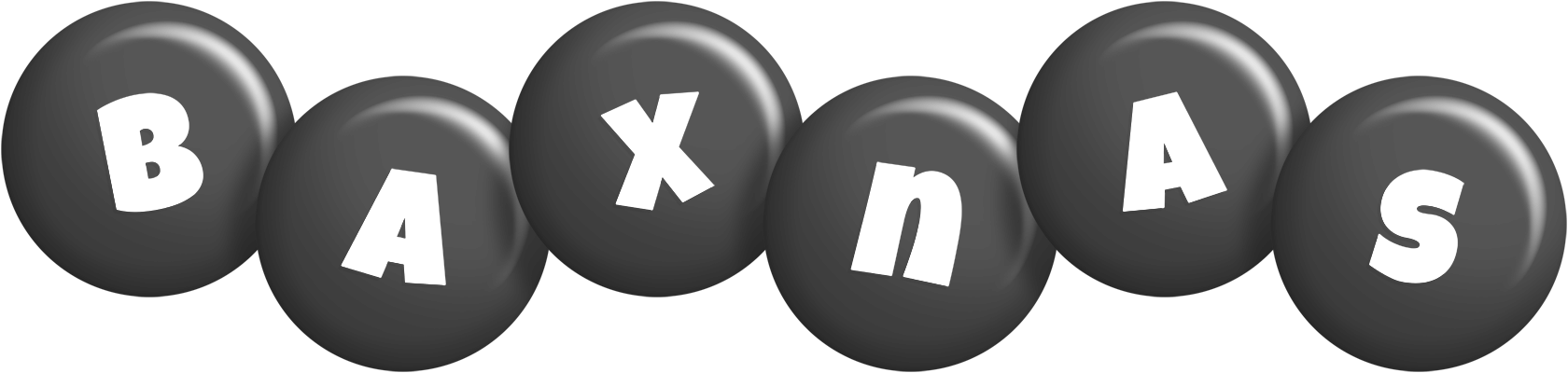 Baxnas candy-black logo